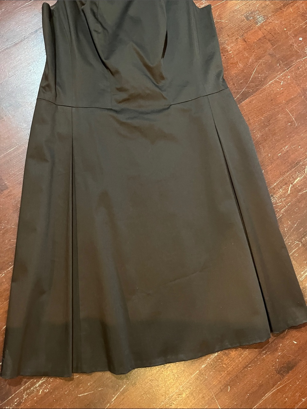Lafayette 148 New York Black Sleeveless A-Line Dress - Picture 4 of 12